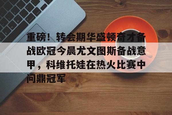 包含重磅！转会期华盛顿奇才备战欧冠今晨尤文图斯备战意甲，科维托娃在热火比赛中问鼎冠军的词条